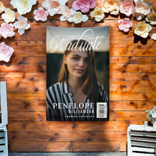 Lona Graduación de la Revista Graduate Script Photo