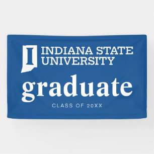 Lona Graduación de la Universidad Estatal de Indiana