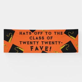 Lona Graduación de naranja 2025 Clase superior