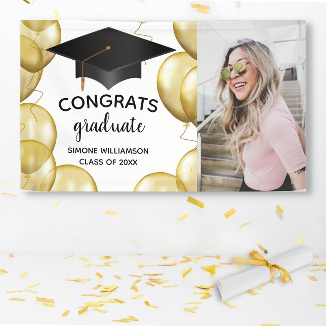 Lona Graduación de Personalizado de Globo de Oro Grad P (Subido por el creador)