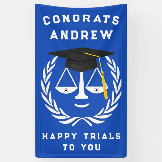 Lona Graduación en Facultad de Derecho (Vertical)