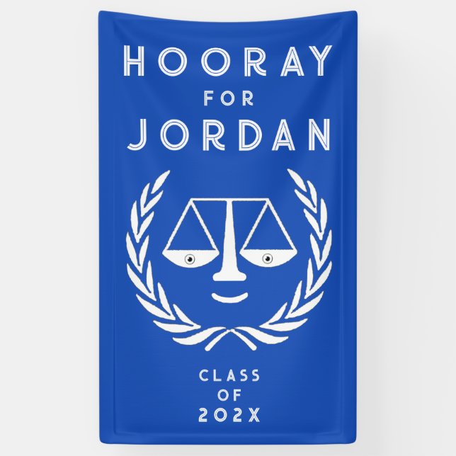 Lona Graduación en Facultad de Derecho (Vertical)