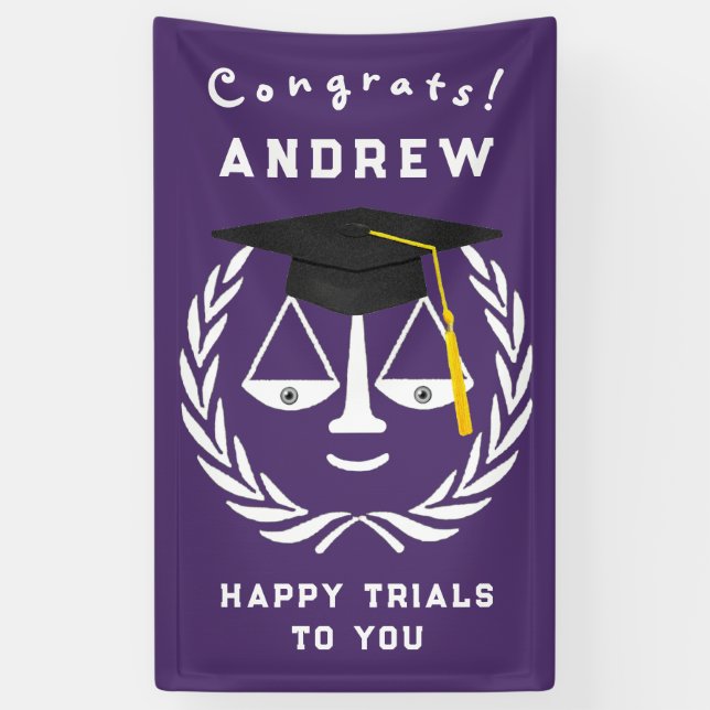 Lona Graduación en Facultad de Derecho (Vertical)