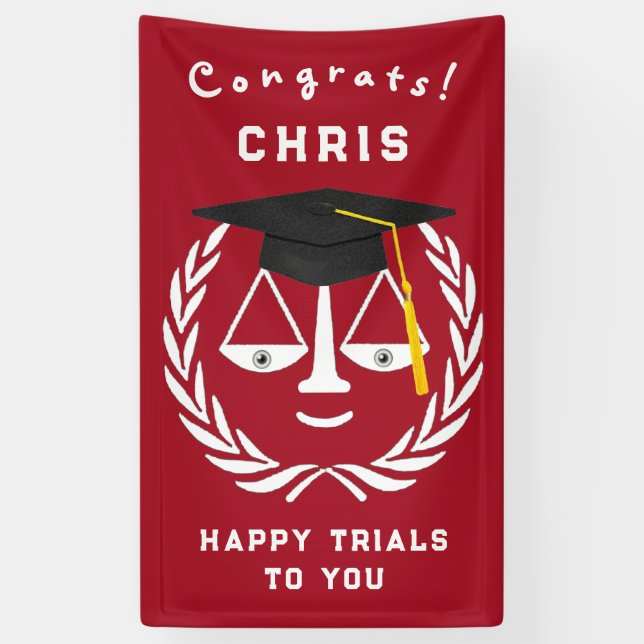 Lona Graduación en Facultad de Derecho (Vertical)