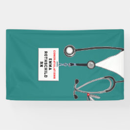 Lona Graduación en la escuela de enfermería