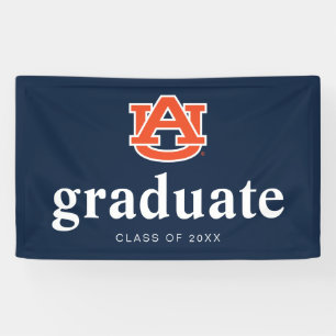 Lona Graduación en la Universidad Auburn - Tigres Aubur