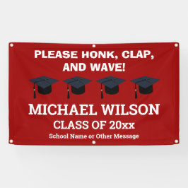 Lona Graduación Felicitaciones Graduado Coronavirus