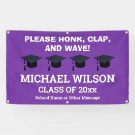 Lona Graduación Felicitaciones Graduado Coronavirus