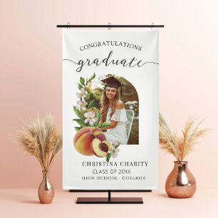 Lona graduación fotográfica Clase de guión elegante de