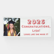 Lona Graduación Personalizable