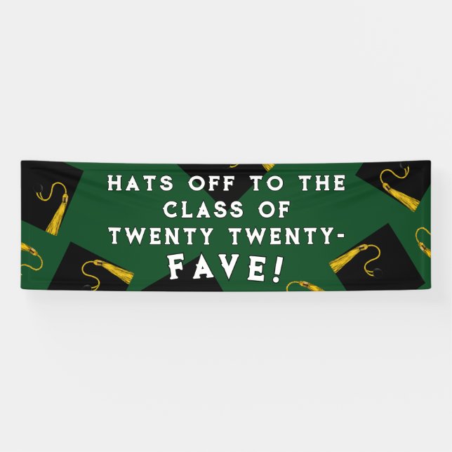 Lona Graduación verde 2025 (Horizontal)