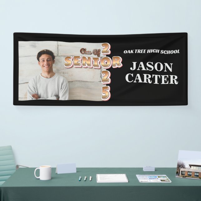 Lona Graduado de grado superior de 2025 Foto de graduac (Feria)