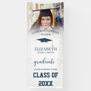 Lona Graduado fotográfico de 20XX Puerta de graduació