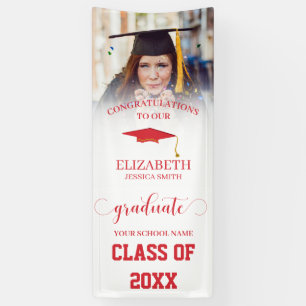 Lona Graduado fotográfico de 20XX Puerta de graduació