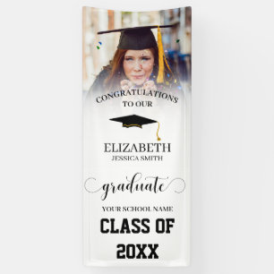 Lona Graduado fotográfico de 20XX Puerta de graduació