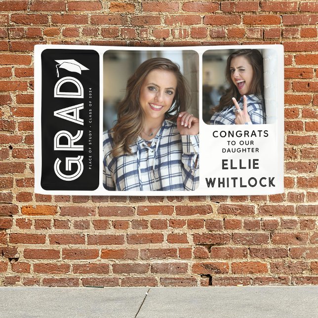 Lona Graduado Moderno 2 Graduación De Foto (Subido por el creador)