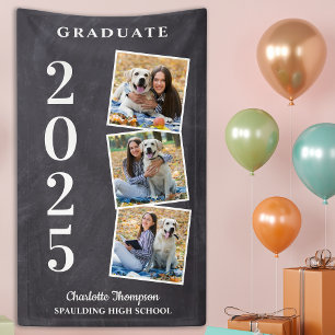 Lona Graduado ruso de Collage de fotos personalizado