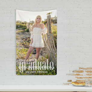 Lona Graduate Modern Photo Felicition Simple