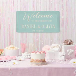 Lona Gráficas de asientos de Boda arcoiris de los años 