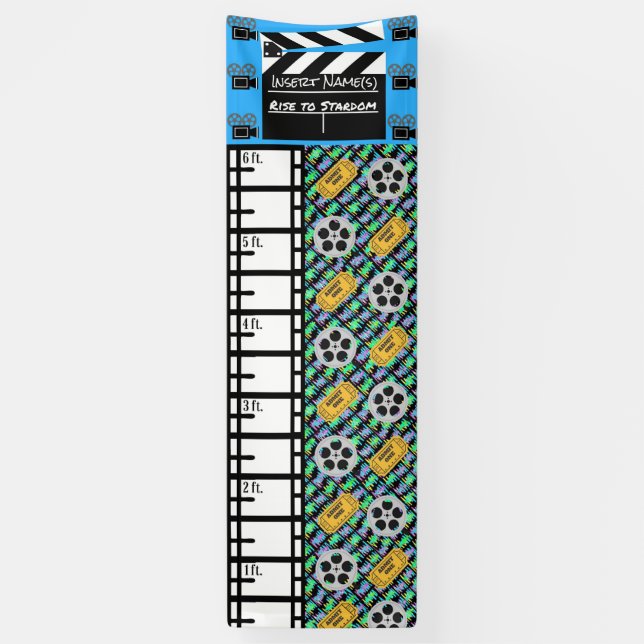Lona Gráfico de Crecimiento de Película (Vertical)