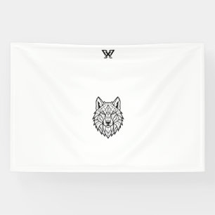 Lona Gráfico de Lobo Salvaje Camiseta de Lobo de la N