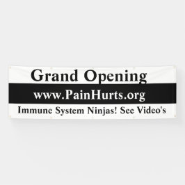 Lona Gran abertura en blanco y negro