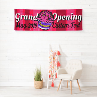 Lona Gran Apertura del Personalizable de Tienda de Hela