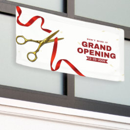 Lona Gran Apertura Profesional Rojo y Blanco 
