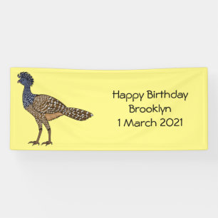 Lona Gran ilustracion de personalizado de aves de curac