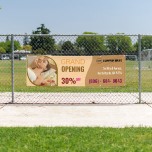 Lona Gran Inauguración del Spa Banner Personalizado