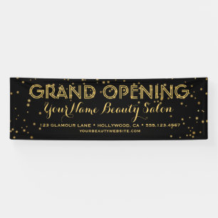 Lona Gran inauguración elegante del boutique del