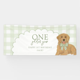 Lona Green One Golden Year Retriever Puppy 1st Birthday