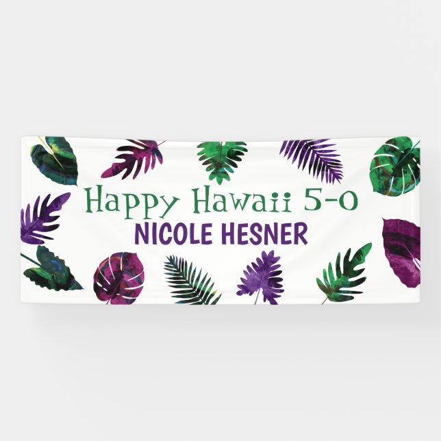 Lona Green, Plum Purple, Berry Pink Hawaii 5-0 50 (Horizontal)
