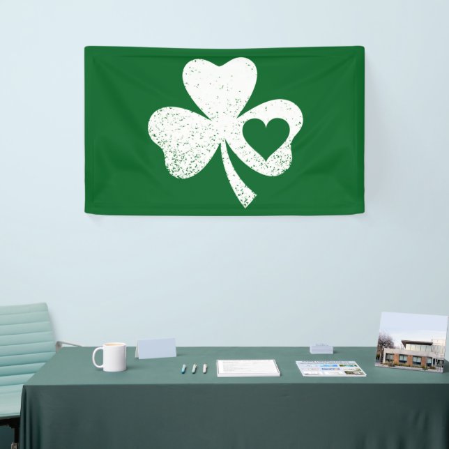 Lona Green St Patricks Day Irish Patty's Heart Shamrock (Feria)