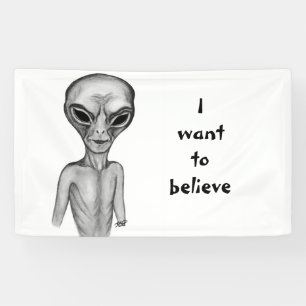 Lona Grey Alien , quiero creer