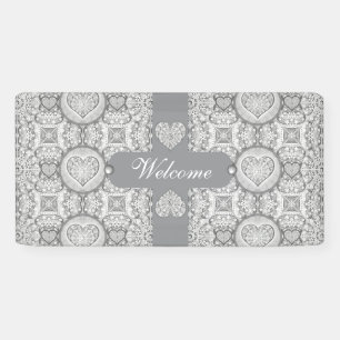 Lona Gris de encaje cerámico