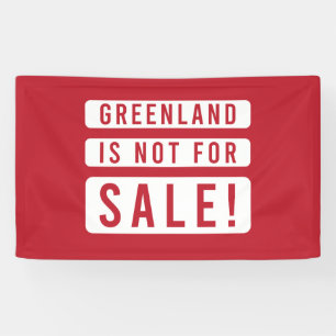 Lona groenlandia no está en venta protesta política amé