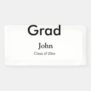 Lona grupo de graduados agregar nombre congrats fecha a
