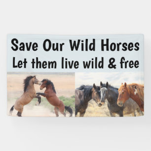 Lona Guardar nuestros caballos salvajes 3 x 5