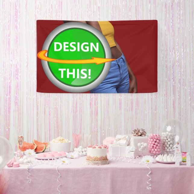 Lona ¡Guay! Banner - 3' x 5' - Interior - Personalizado (Fiesta)