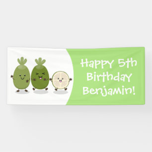 Lona Guayaba feijoa personalizado de piña de cuña ilust