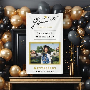 Lona Guion de graduado elegante para una foto de fiesta
