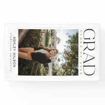 Guión elegante moderno 1 Foto Graduación vertical