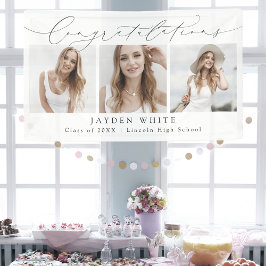 Lona Guión minimalista de Moda moderna 3 Graduación de