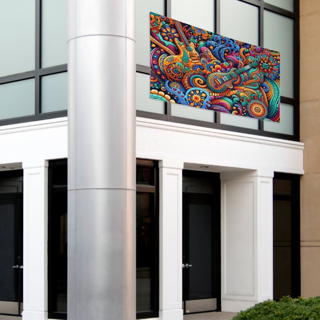 Lona Guitarras de mandala batik (Edificio exterior)