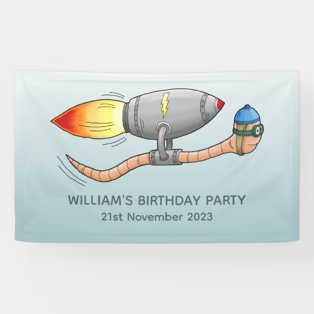 Lona Gusano de cohete (Horizontal)