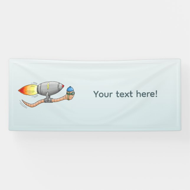 Lona Gusano de cohete (Horizontal)