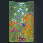 Lona Gustav Klimt - Jardín de flores<br><div class="desc">Jardín de flores - Gustav Klimt en 1905-1907</div>