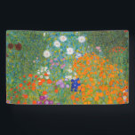 Lona Gustav Klimt - Jardín de flores<br><div class="desc">Jardín de flores - Gustav Klimt en 1905-1907</div>