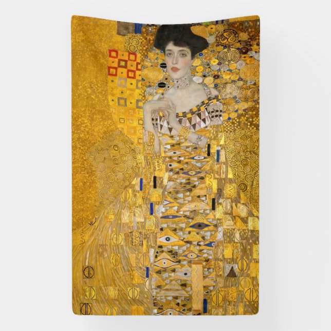 Lona Gustav Klimt - Retrato de Adele Bloch-Bauer I (Vertical)